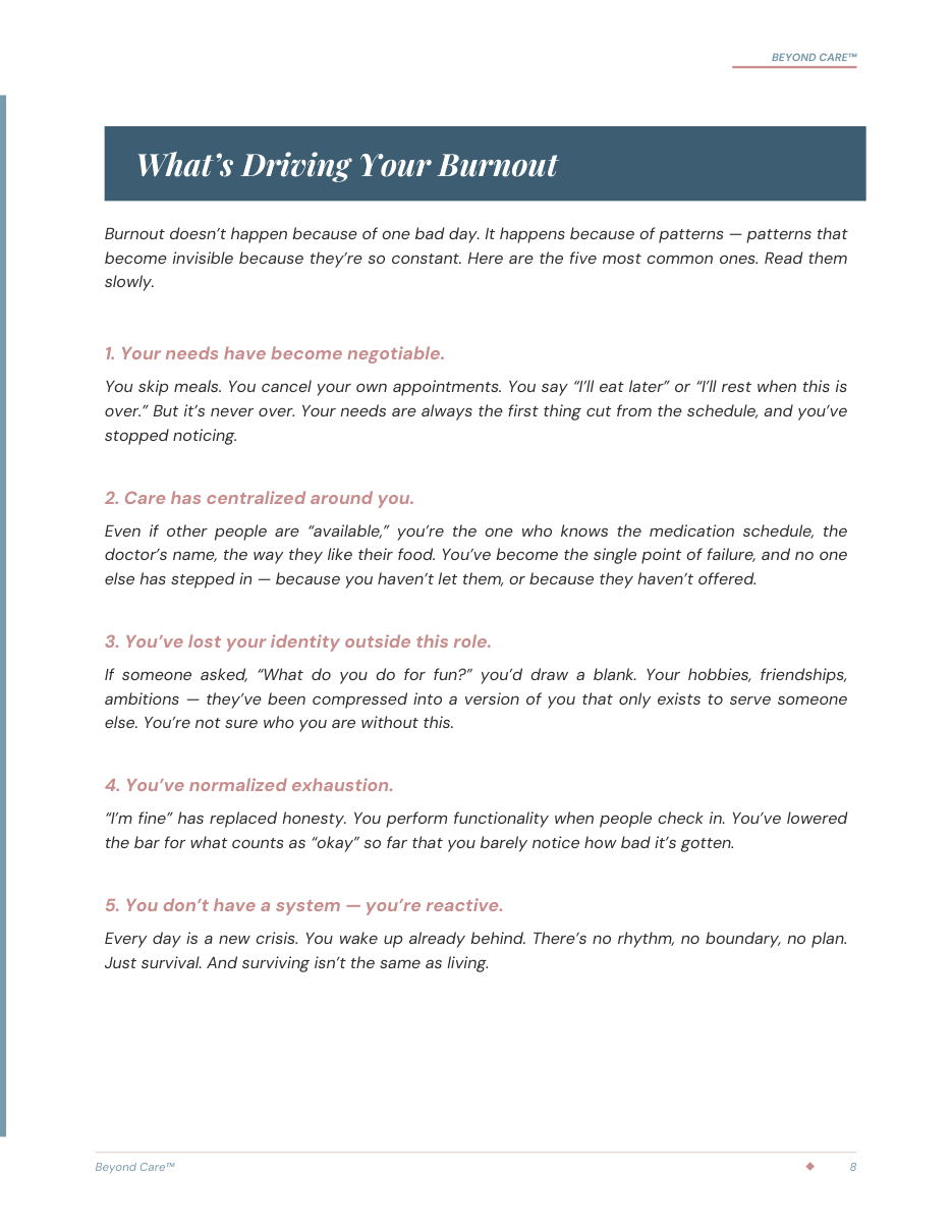 What's Driving Your Burnout Risk